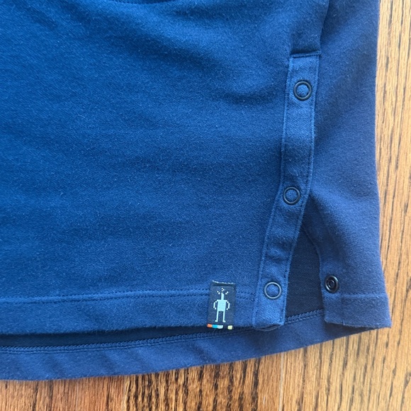 Smartwool Women's Everyday Exploration Merino Hoodie Navy Blue Dress -SMALL - Picture 4 of 8